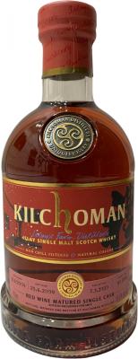 Kilchoman 2009 Red Wine Matured Single Cask 313/2009 SMCC 55.8% 700ml