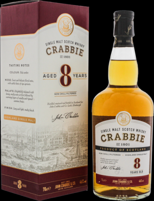 Crabbie 8yo JCrC Highland Single Malt 46% 700ml