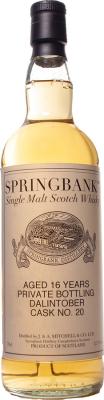 Springbank 1993 Private Bottling #20 Dalintober 52.7% 700ml