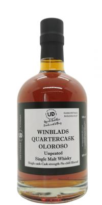 Uppsala Destilleri 2017 Private Cask Oloroso Winblads whisky 60% 500ml