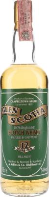 Glen Scotia 12yo AG&C Full Proof Oak Wood F&G Bruino Italy 54% 750ml