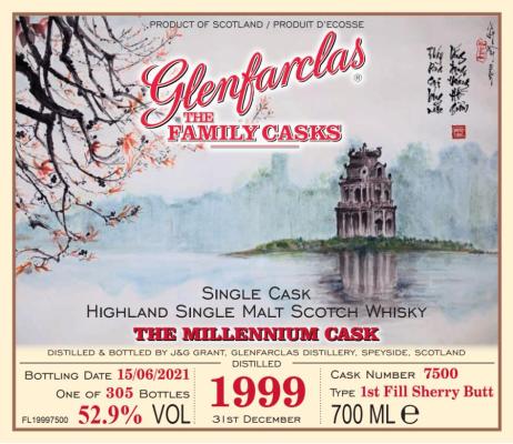 Glenfarclas 1999 1st fill sherry butt Vietnam Brothers Singlemalt Club bsc 52.9% 700ml