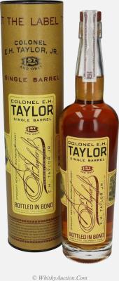 Colonel E.H. Taylor Single Barrel New Charred American Oak Scotch Lodge 50% 750ml