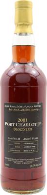 Port Charlotte 2001 Blood Tub Private Cask Bottling New wood #21 56.5% 700ml