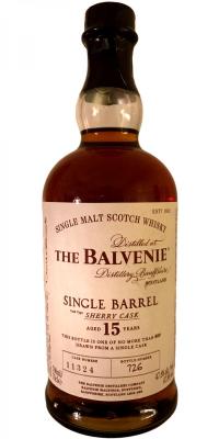 Balvenie 15yo Single Barrel Sherry Cask #11324 47.8% 700ml