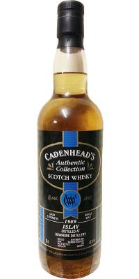 Bowmore 1989 CA Authentic Collection Bourbon Hogshead 62.1% 700ml