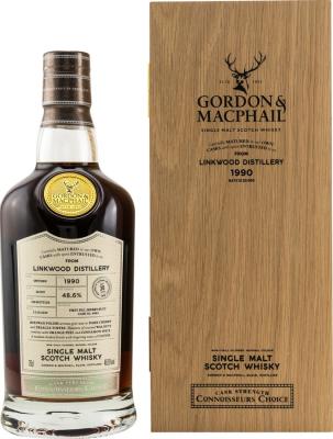 Linkwood 1990 GM Connoisseurs Choice Cask Strength First Fill Sherry Butt #6961 48.6% 700ml