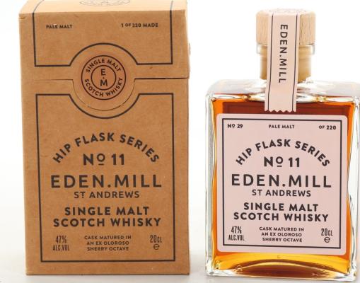 Eden Mill Hip Flask Series #11 Ex-Oloroso Sherry Octave 47% 200ml