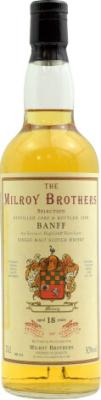 Banff 1980 Soh The Milroy Brothers Selection Oak Cask #1552 50% 700ml