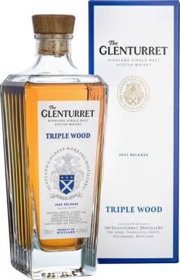 Glenturret Triple Wood 2023 Release Europ. & American Sherry Oak & Bourbon Barrel 43% 700ml