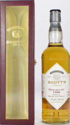Macallan 1986 Sc oak casks 54.5% 700ml