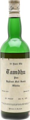 Tamdhu 1950 Pure Highland Malt Whisky 47.4% 750ml
