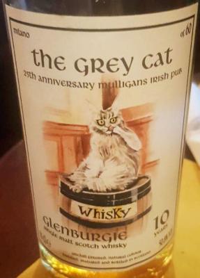 Glenburgie 10yo The Gray Cat 25th anniversary of Mulligans Pub Milano 50.8% 700ml