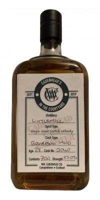 Littlemill 28yo CA In The Courtyard Bourbon Hogshead #3040 52% 700ml