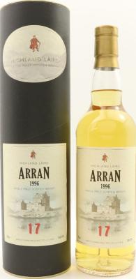 Arran 1996 BRI Highland Laird Hogshead 50% 700ml