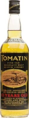 Tomatin 10yo Pure Malt Fine Old Highland Malt Scotch Whisky 40% 750ml