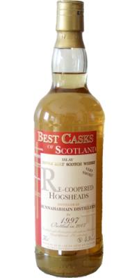 Bunnahabhain 1997 JB Best Casks of Scotland Re-Coopered Hogsheads 43% 700ml
