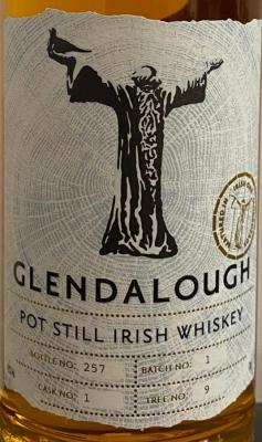 Glendalough Pot Still Irish Whisky Batch 1 Tree 9 Ex-Bourbon & Irish Oak Cask 43% 700ml