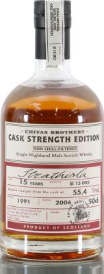 Strathisla 1991 Chivas Brothers Cask Strength Edition Batch SI 15 005 55.4% 500ml