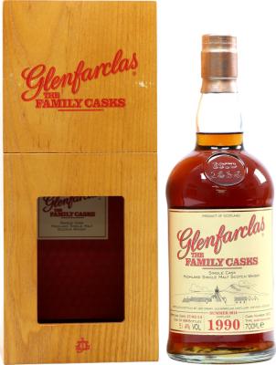 Glenfarclas 1990 The Family Casks Release S14 23yo Refill Sherry Butt #1362 51.4% 700ml