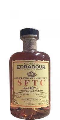 Edradour 2008 SFTC Sauternes Cask Matured #86 61.8% 500ml