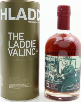 Bruichladdich 1992 Laddie Crew Valinch 15 Douglas Clyne 009 R09/125 48.9% 500ml