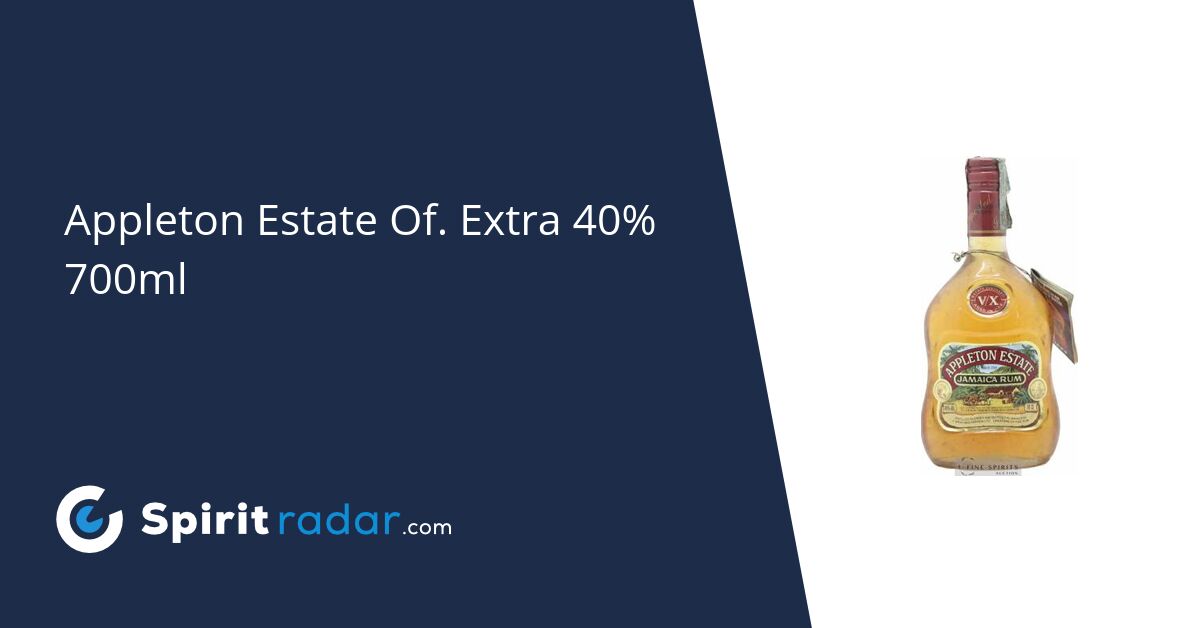 Appleton Estate Of. Extra 40% 700ml - Spirit Radar