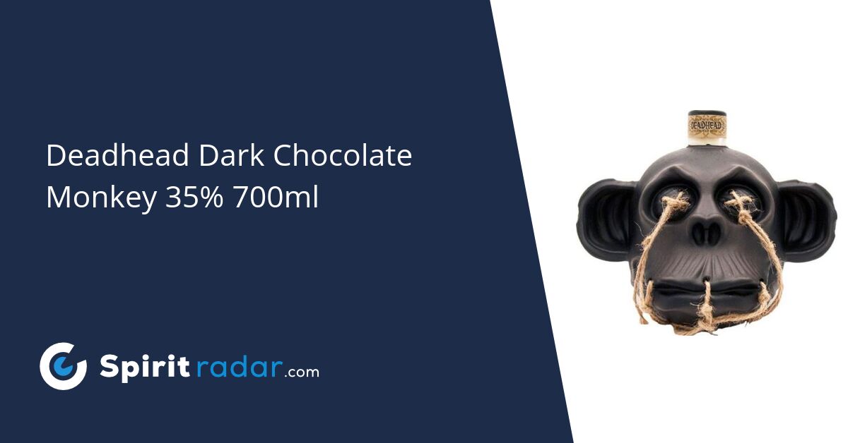 Deadhead Dark Chocolate Monkey 35% 700ml - Spirit Radar