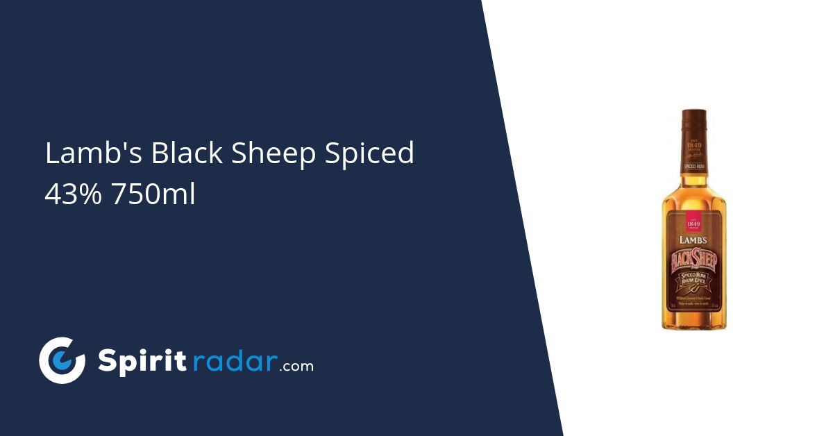 Lamb's Black Sheep Spiced 43 750ml Spirit Radar