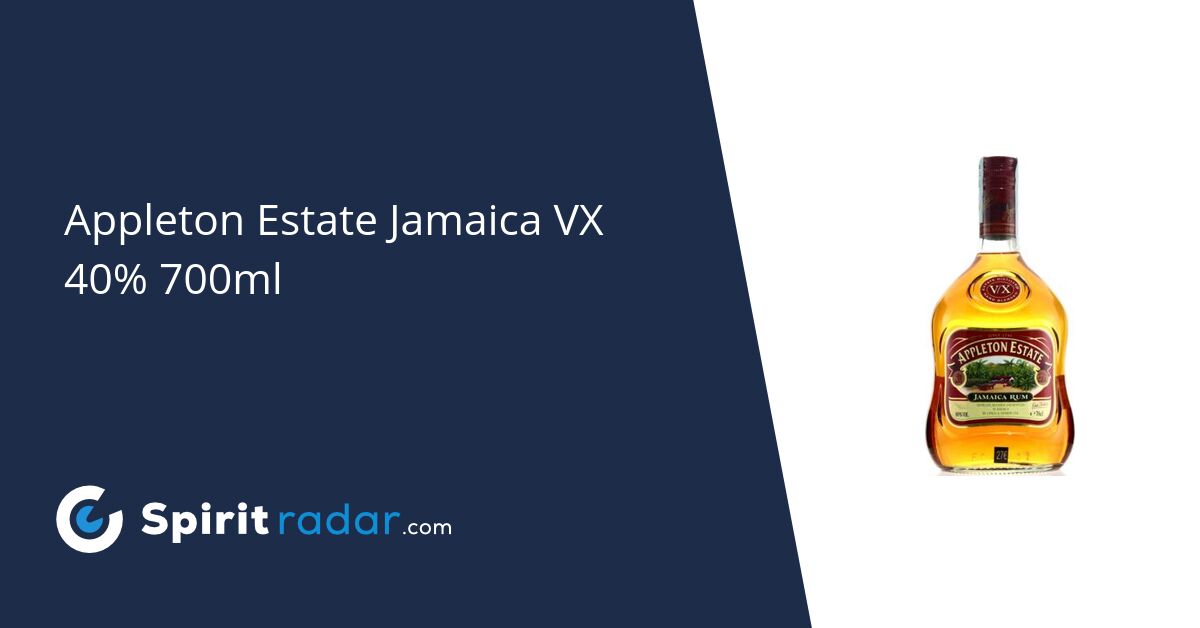 Appleton Estate Jamaica VX 40% 700ml - Spirit Radar
