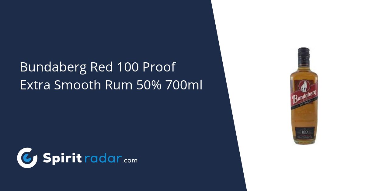 Bundaberg Red 100 Proof Extra Smooth Rum 50 700ml Spirit Radar