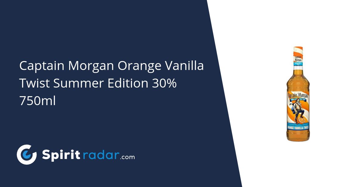 Captain Orange Vanilla Twist Summer Edition 30 750ml Spirit Radar