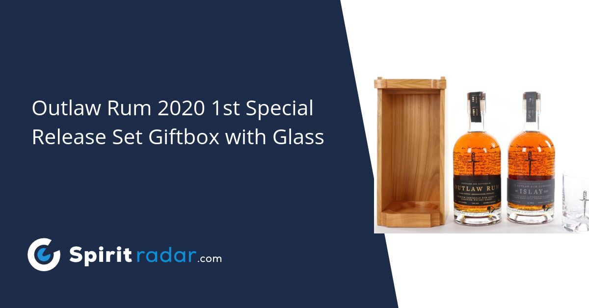 Outlaw Rum 2020 1st Special Release Set Giftbox with Glass - Spirit Radar