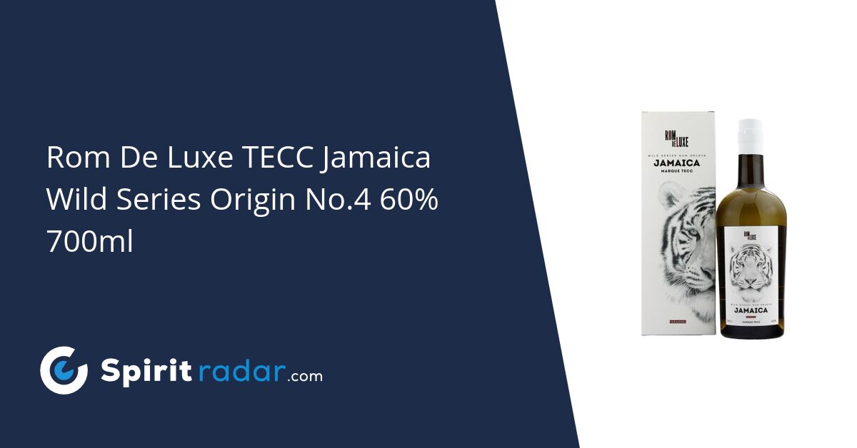 Rom De Luxe TECC Jamaica Wild Series Origin No.4 60 700ml Spirit Radar