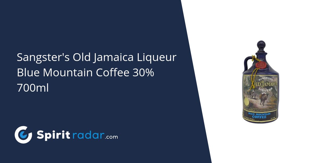 Sangster's Old Jamaica Liqueur Blue Mountain Coffee 30 700ml Spirit