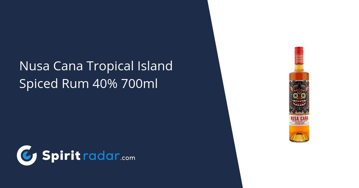 Nusa Cana Tropical Island Spiced Rum 40% 700ml - Spirit Radar | Rum