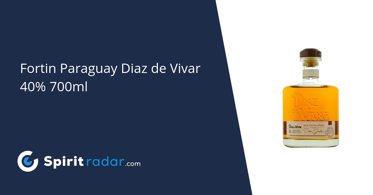 Fortin Diaz de Vivar 40% 700ml - Spirit Radar