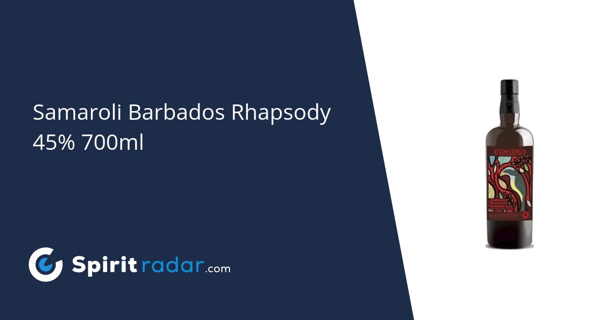 Samaroli Barbados Rhapsody 45% 700ml - Spirit Radar