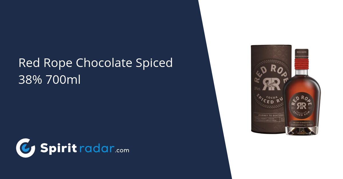 Red Rope Chocolate Spiced 38% 700ml - Spirit Radar