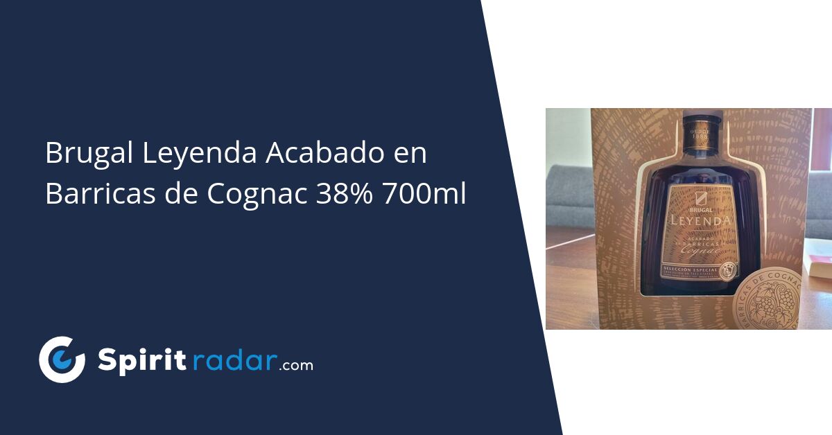 Brugal Leyenda Acabado en Barricas de Cognac 38% 700ml - Spirit Radar