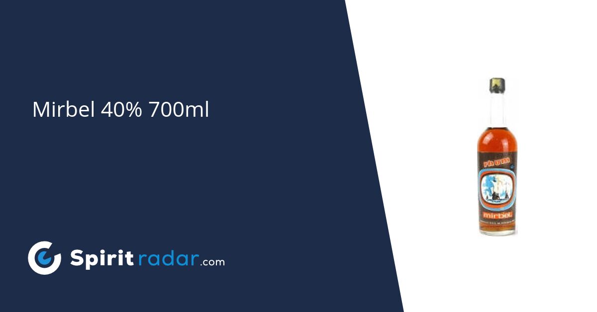 Mirbel 40% 700ml - Spirit Radar