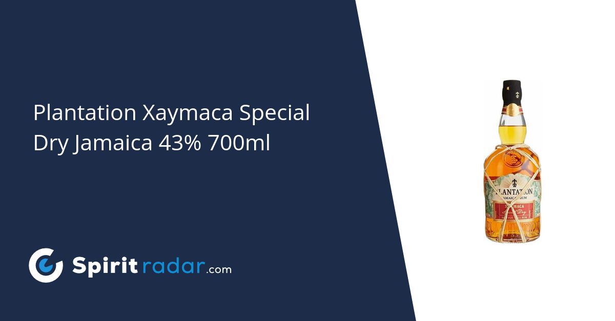 Plantation Xaymaca Special Dry Jamaica 43 700ml Spirit Radar