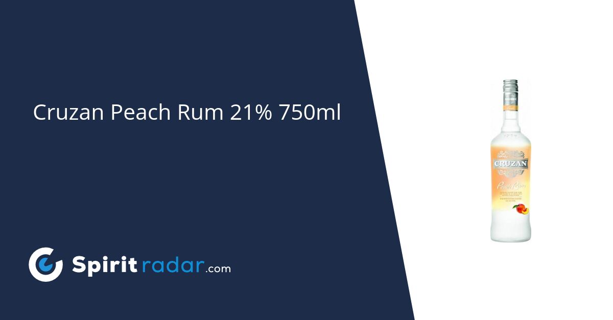 Cruzan Peach Rum 21 750ml Spirit Radar