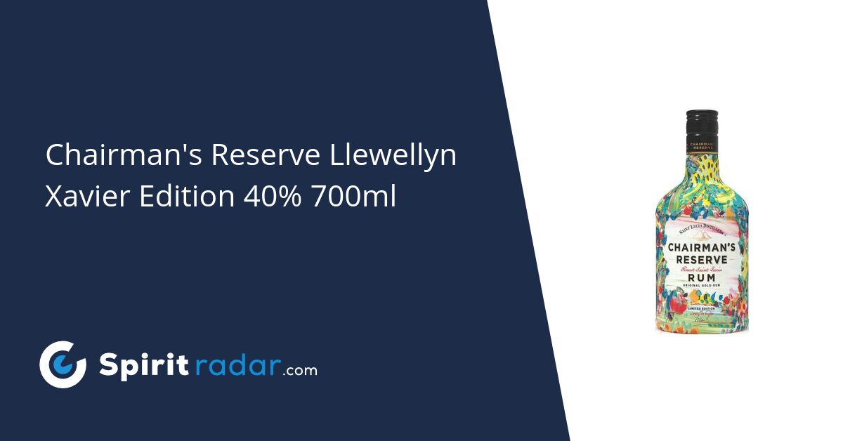 Chairman's Reserve Llewellyn Xavier Edition 40 700ml Spirit Radar