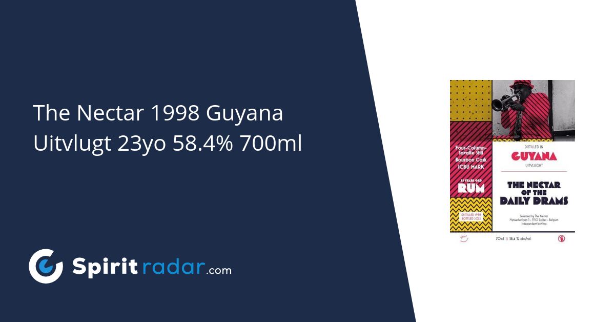 The Nectar 1998 Guyana Uitvlugt 23yo 58.4% 700ml - Spirit Radar