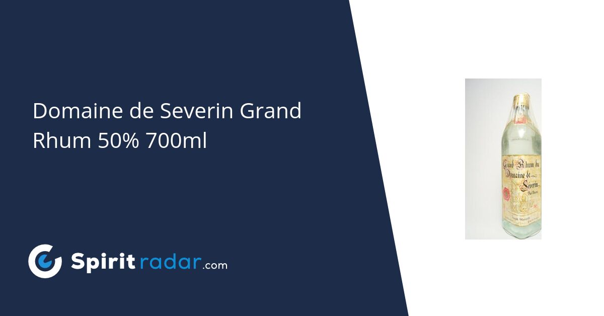 Domaine de Severin 1986 70cl 45% ラム酒 Severin Rum: Emblem of Guadeloupean rums