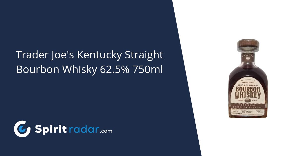 Trader Joe's Kentucky Straight Bourbon Whisky 62.5% 750ml - Spirit Radar