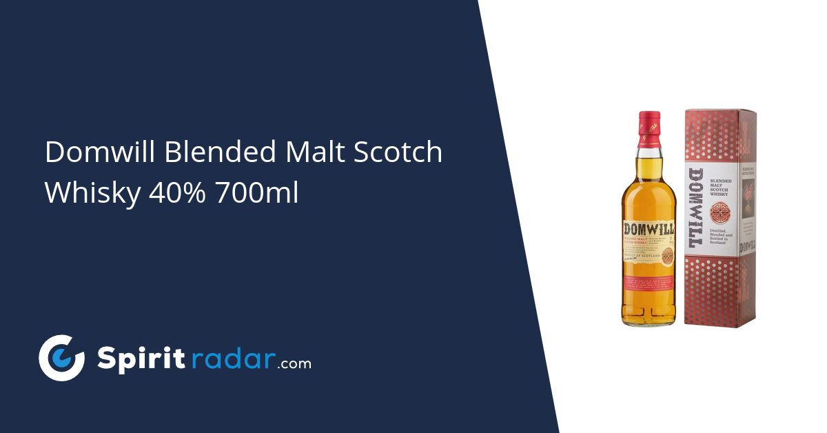 Domwill Blended Malt Scotch Whisky 40% 700ml - Spirit Radar
