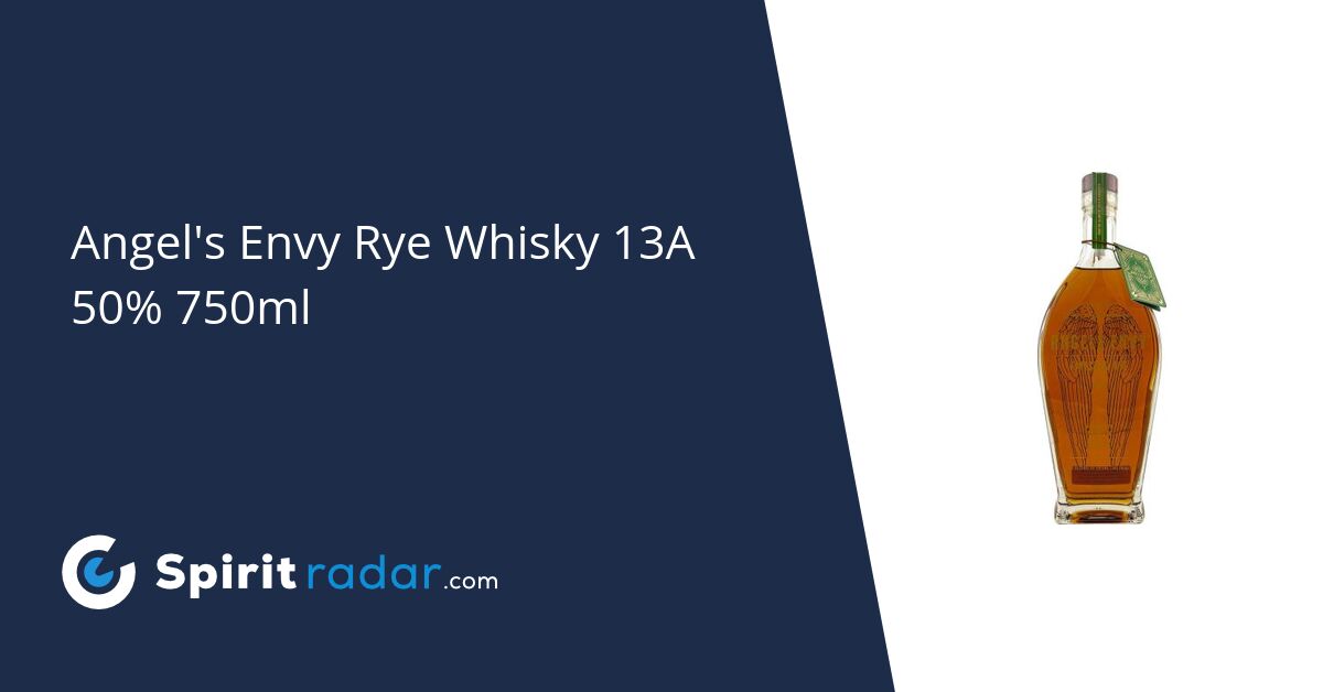 Angel's Envy Rye Whisky 13A 50 750ml Spirit Radar