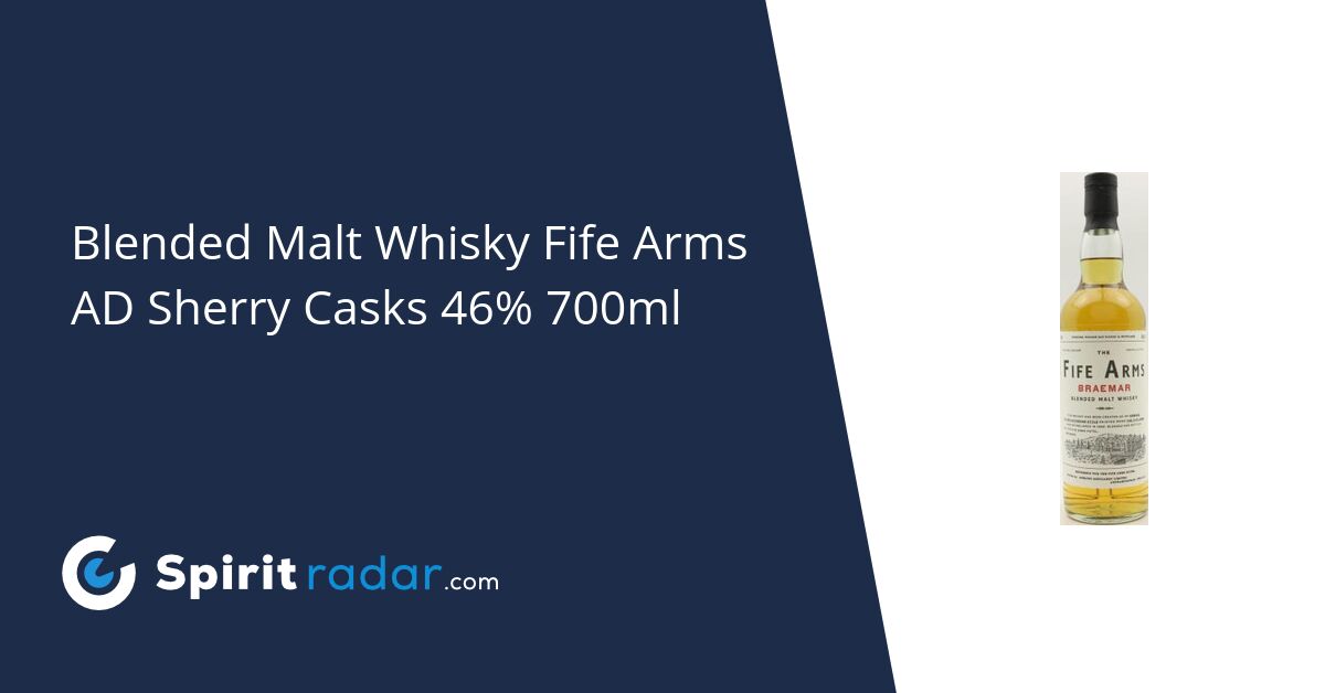 Blended Malt Whisky Fife Arms AD Sherry Casks 46 700ml Spirit Radar